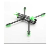 Drone da corsa RC Freestyle FPV Mark4 da 5 pollici/225 mm e 7 pollici/295 mm con telaio da 5 mm e braccio da 5 mm in fibra di carbonio 3K da 5"/ 7" con parte stampata(Mark4 5inch green)