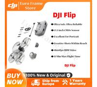 DJI Flip, drone con fotocamera UHD 4K per adulti, < 249 g, stabilizzatore a 3 assi, trasmissione video da 13 km, decollo dalla mano, ritorno automatico, 31 minuti di autonomia, volo intelligente