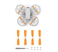 Drone Eliche di ricambio per DJI FLIP, puntelli elica ali di ricambio accessori, 8pcs (Arancione)