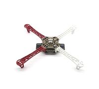 Drone F450 F550 F330 con telaio 450 for RC MK MWC 4 assi RC Multicopter Quadricottero Elicottero Multi-Rotore(Red and white)