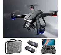 Drone for Adults with 90° ESC Camera GPS Drone with 6K HD Camera GPS Drones with 120° Wide-Angle Lens Quadcopter with Brushless Motor with 2 Batteries Storage Bag