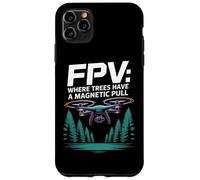 Drone FPV dove gli alberi hanno una trazione magnetica Custodia per iPhone 11 Pro Max