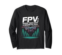 Drone FPV Dove Gli Alberi Hanno Una trazione Magnetica Maglia a Manica