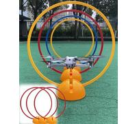 Drone Fpv Racing Gate Kit da 3 Droni da Corsa per Principianti, Kit per Percorsi a Ostacoli con Droni per Giovani Adulti per Quadricotteri, Combinazione di Esercizi di Evitamento(RED-70CM/27.6IN)