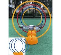 Drone Fpv Racing Gate Kit da 3 Droni da Corsa per Principianti, Kit per Percorsi a Ostacoli con Droni per Giovani Adulti per Quadricotteri, Combinazione di Esercizi di Evitamento(BLUE-40CM/15.7IN)