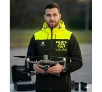 Drone Giubbotto Giacca Softshell Operatore Pilota Remoto Uas Personalizzabile