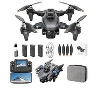 Drone GPS con Telecamera 4K EIS per Principianti, Drone con Evitamento Ostacoli, Telecomando con Schermo, Motore Brushless, 48 Minuti di volo, Ritorno con un clic, Giocattoli per bambini