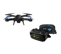 Drone MiDrone Vision 220 HD WiFi FPV + Visore VR + Custodia - Nero - Nouvo