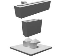 Drone Mount Compatible with Nazgul5 V2 MOLLE Backpack Frame Storage System