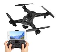 Drone Pieghevole, 4K HD Dual Camera Giocattolo Drone Portatile Evitamento Intelligente Multidirezionale degli Ostacoli per i Principianti della Fotografia