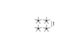 Drone Propellers, Compatibile con gli accessori for droni sostitutivi della pala dell'elica leggera DJI Avata/AvataR,parts(2 Pairs Propellers)