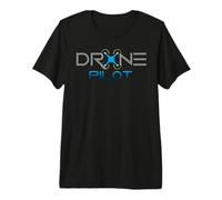 Drone Shirt Operator Aircraft PRO Expert Pilot Uomini Donne Maglietta Premium
