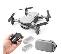 Drones for Adults 480P/1080P/4K Drone with Camera for Adults HD FPV Live Video Foldable RC Quadcopter with Carrying Case(480P Grey)