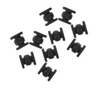Droni Ammortizzatori in Silicone Neri 10 Pezzi per Gimbal | Isolamento Vibrazioni, per Flight Controller e Supporto Esterno, Montaggio Semplice e Assetto Stabile