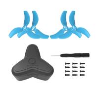 Droni eliche/elica organizzatore custodia di stoccaggio per DJI Avata 2, Pagaia Mini scatola protettiva, memorizzare 4PCS eliche Droni Accessori (Set blu)