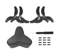 Droni eliche/elica organizzatore custodia di stoccaggio per DJI Avata 2, Pagaia Mini scatola protettiva, memorizzare 4PCS eliche Droni Accessori (Set nero)