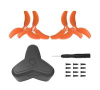Droni eliche/elica organizzatore custodia di stoccaggio per DJI Avata 2, Pagaia Mini scatola protettiva, memorizzare 4PCS eliche Droni Accessori (Set arancione)