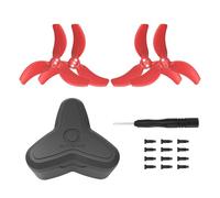 Droni eliche/elica organizzatore custodia di stoccaggio per DJI Avata 2, Pagaia Mini scatola protettiva, memorizzare 4PCS eliche Droni Accessori (Set rosso)