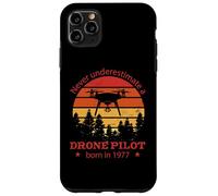 Droni-pilota Compleanno nata nel 1977 Quadrocopter droni Custodia per iPhone 11 Pro Max