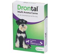 DRONTAL MULTI AROMA CARNE 2 compresse cani 2 pz Compresse