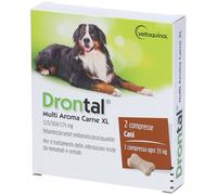 DRONTAL MULTI AROMA CARNE XL 2 compresse cani XL 2 Pc Compresse
