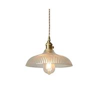 Drop Ceiling Lamp Vintage Pendant Lighting Over Island Glass Shade Retro Hanging Chandelier Brass Suspens Lights