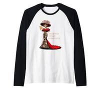 Drop Dead Gorgeous - Dia de Los Muertos Señora Maglia con Maniche Raglan