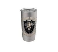 Drop Dead - Splendido smoking gotico con scheletro per Halloween Bicchiere termico in acciaio inox doppia parete