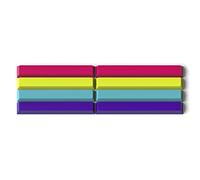 DROP MiTo GMK Pixel Custom - Set di copritasti personalizzati, profilo Doubleshot Cherry, compatibili con tastiere meccaniche stile Cherry-MX (kit barre spaziatrici), nero