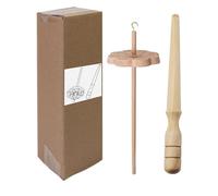 Drop Spindle Tool - Ruota per Ragno in Legno, per Tessitura, Strumento per la Tessitura a Mano, per Lavorare a Maglia e all'Uncinetto con Design in Legno Liscio | Uncinetto a mandrino