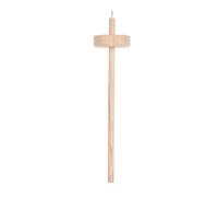 Drop Spindle Yarn Spinner Hand Carved Wooden Top Whorl Drop Spindle for Beginner Yarn Making Tool DIY Crafting Knitting Weaving Crocheting Artisan Gift Beech Material 32.5cm