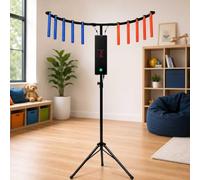 Drop Stick Catching Arcade Game, 10-Rod Reflex Training Machine con contatore digitale, 10 impostazioni di velocità, altezza regolabile, base in metallo, suono MP3, gioco di partito