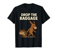 Drop The Baggage Inspirational Citazione con Lasciar Andare Maglietta