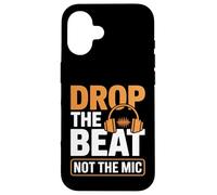 Drop The Beat, non l'ingegnere audio del microfono Custodia per iPhone 16