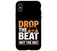 Drop The Beat, non l'ingegnere audio del microfono Custodia per iPhone X/XS