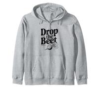 Drop The Beet Divertente Gioco di Parole di Verdure per Gli Amanti del Cibo Felpa con Cappuccio