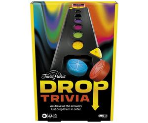 Drop Trivia Game, Electronic Party Board Game from Trivial Pursuit - English Ver