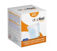 Dropfeel Contenitore per urine - Contenitore sterile con tappo a vite per le analisi, 120 ml