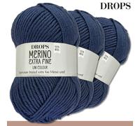 Drops 3 x 50 G Merino Extra Bene Mulesingfrei Lavabile Uncinetto Maglia 46