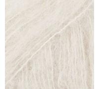 Drops Brushed Alpaca Silk Uni Colour 01 Off White Filati per maglieria