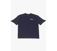 Dropsize Maglietta 'Hustle Hard' navy / blu chiaro Uomo Dropsize XL