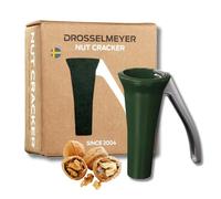 Schiaccianoci Acciaio Inox - Schiaccia Noci di design Drosselmeyer - Progettato e prodotto in Svezia - Taglia Castagne a Croce - Schiaccia Castagne - Taglia Castagne Professionale