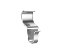 DRQPLOUH Gancio per pannello a parete/utilizzato per appendere pannello a parete in vinile esterno/acciaio inossidabile nascosto a forma di S per pannello a parete