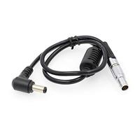 DRRI Angolo DC a 2 Pin Cavo per Paralinx Tomahawk Teradek Bolt Trasmettitore Tilta Piastra Batteria