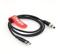 DRRI Blocco 5.5 X2.1mm DC a USB-C PD Ricarica Rapida 12V Cavo di Alimentazione per Atomos Ninja V Monitor/Zwo ASI Telecamere Raffreddate