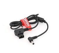 DRRI D-Tap maschio a DC Barrel 5,5 x 2,5 mm cavo di alimentazione ad angolo retto per Black Magic Video Assist 4 k/ Small HD Monitor (W 2,5 DC)