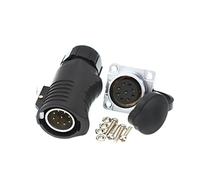 DRRI LP20 connettore impermeabile all'aperto 9 Pin Power elettrico rapido collega il connettore IP65 della paratia