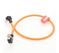 DRRI SU giù al cavo flessibile di Ethernet del servo Profinet di Profinet del doppio dello schermo Cat6 UTP del cavo di toppa ad angolo retto RJ45 alto per il commutatore industriale