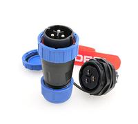 DRRI TY28 380V ad alta tensione senza saldatura vite impermeabile crimpare dado posteriore montaggio a pannello connettore 3Pin maschio presa femmina