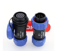 DRRI Weipu IP68 Connettore filettato SP21 12Pin Spina maschio SP2110/P Presa femmina SP2111/S con tappo antipolvere cavo in linea per uso esterno